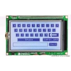 MIKROE-762, SmartGLCD 240x128 Board, Плата с дисплеем на базе PIC18F8722 для разработки графических приложений