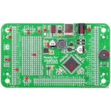 MIKROE-793, Ready for XMEGA Board, Отладочная плата на базе ATxmega128A1 с макетной областью