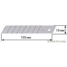 OL-LB-10B, Лезвие сегментированное, 18х100х0.5мм, 10шт