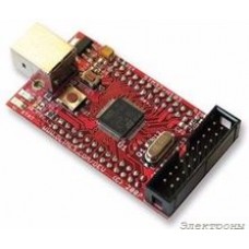 STM32-H103, Дочерняя плата, микроконтроллер STM32F103RBT6, стандартные разъемы JTAG, разъем USB