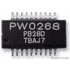 PW0268, Сонар, микросхема, ультразвук, 6 до 10В DC, 250кГц, SSOP-20