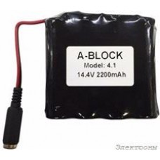 A-BLOCK Model: 4.1, Аккумуляторная сборка Li-Ion, 2200mAh 14.4V