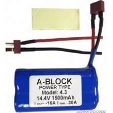 A-BLOCK Model: 4.3, Аккумуляторная сборка Li-Ion, 1500mAh 14.4V (для шуруповертов)