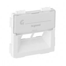 Legrand 755380 Лицевая панель двойной RJ45 розетки RUTENBECK Valena Life белый