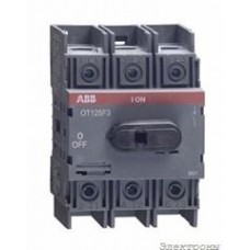 Рубильник ABB 3х полюсный OT125F3 125А (1SCA105033R1001) : от компании Electrony