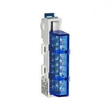 Шина нулевая изолированная TEKFOR KSN-6-6x9-08 BLUE