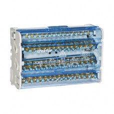 Шина нулевая TEKFOR в корпусе на DIN-рейку SNK-2-4-15