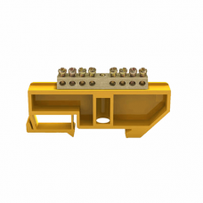 Шина PE земля на DIN-изоляторе ШНИ-8х12-8-Д-Ж ИЭК