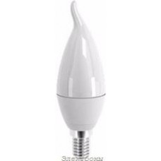 LED-Flame-E14-7W30, Лампа светодиодная  свеча на ветру  7Вт,220B, матовая