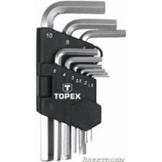 35D955, Ключи шестигранные 1.5-10 мм, набор 9 шт: от компании Electrony