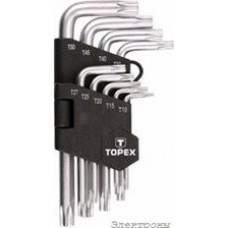 35D960, Ключи шестигранные Torx T10-T50, 9 шт