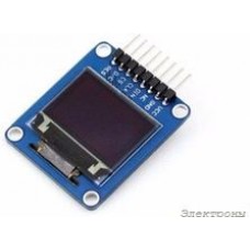 0.95inch RGB OLED (A), RGB OLED дисплей с разрешением 96х64px, интерфейс SPI, изогнутый контакный разъем