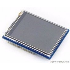 2.8inch TFT Touch Shield, TFT дисплей 320?240px с резистивной сенсорной панелью совместимый с Arduino UNO/Leonardo, UNO PLUS