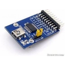 FT245 USB FIFO Board (mini), Преобразователь USB-FIFO на базе FT245 с разъемом USB mini-AB