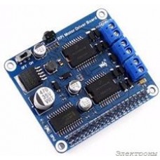 RPi Motor Driver Board, Плата управления DC и шаговыми двигателями для Raspberry Pi