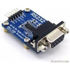 RS232 Board, Коммуникационная плата RS232, на базе SP3232, 3-5.5В, ESD защита, аппаратное управление потоком