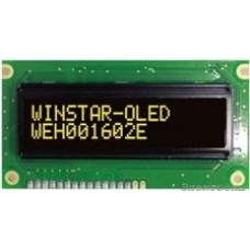 WEH001602ELPP5N00000, Индикатор 1602 желтый 84х44 мм