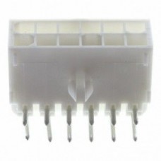 1-770972-0, Прямоугольный разъем, Серия Mini Universal MATE-N-LOK, 12 контакт(-ов), Штекер, 4.14 мм, Пайка