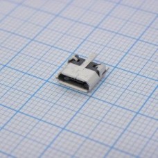 1051330011, Разъем Micro USB тип B, USB 2.0, розетка, 5 вывод(-ов), Поверхностный Монтаж, Вертикальный