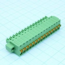 15EDGKDM-3.81-15P-14-00AH, Разъемный клеммный блок, Серия 15EDGKDM-3.81 15 контактов