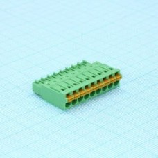 15EDGKN-3.5-09P-14-00AH, Разъемный клеммный блок, 9 контактов. Серия 15EDGKN-3.5