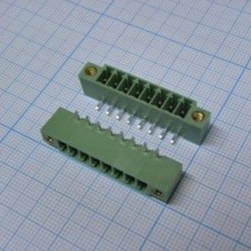 15EDGRM-3.5-08P-14-00AH, Разъемный клеммный блок на плату, 8 контактов. Серия 15EDGRM-3.5