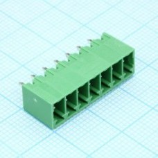 15EDGVC-3.5-07P-14-00AH, Разъемный клеммный блок на плату, 7 контактов. Серия 15EDGVC-3.5