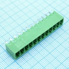 15EDGVC-3.5-12P-14-00AH, Разъемный клеммный блок на плату, 12 контактов. Серия 15EDGVC-3.5