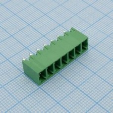 15EDGVC-3.81-07P-14-00AH, Разъемный клеммный блок на плату, 7 контактов. Серия 15EDGVC-3.81