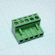 2EDGK-5.0-05P-14-00AH, Разъемный клеммный блок, 5 контактов. Серия 2EDGK-5.0