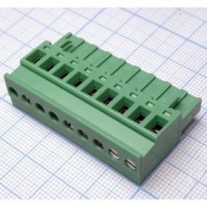 2EDGKA-5.08-09P-14-00AH, Разъемный клеммный блок 9 контактов шаг 5.08мм