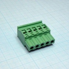 2EDGKB-5.08-05P-14-00AH, Разъемный клеммный блок, 5 контактов. Серия 2EDGKB-5.08