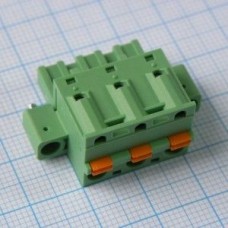 2EDGKDM-7.62-03P-14-00AH, Нажимной безвинтовой клеммный блок 3 контакта шаг 7.62мм