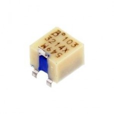 3214X-1-104E, Потенциометр многооборотный керметный 100кОм 0.25Вт SMD