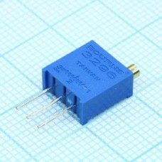 3296W-1-200LF, Потенциометр многооборотный керметный 20Ом 0.5Вт PC PIN