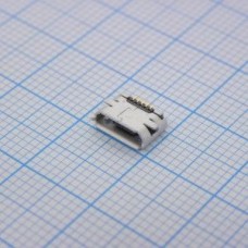 473460001, Разъем Micro USB экранированный, тип B, USB 2.0, розетка 5 выводов, Поверхностный Монтаж