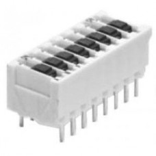 5161390-4, Переключатель DIP Switches; Конфигурация: SPST; Контакты: 4; Шаг: 2.54