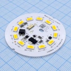 6W AC DIRECT (3000K), Модуль LED 6W/ 3000K/ Uin=190...280v (AC)/ 540Lm / CRI=80/  D=48mm /120°