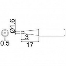900-MT-1.6D, Жало для паяльных станций ELEMENT
