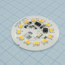 9W AC Direct (3000K), Модуль LED 9W/ 3000K/ Uin=190...280v (AC)/ 810Lm / CRI=80/  D=48mm /120°