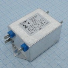 B84112B0000B110, Power Line Filter EMC 50Hz/60Hz 10A 250VAC/250VDC Quick Connect Flange Mount