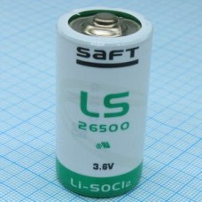 Батарея Saft LS 26500/STD R14, Элемент питания литиевый