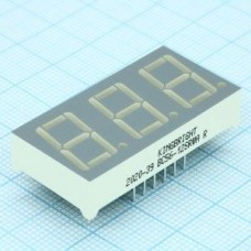 BC56-12SRWA, 3-х разрядный индикатор/14,22мм/красный/640нм/8-24мкд