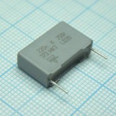 BFC237341224, Пленочный конденсатор 0,22мкФ 250VDC/160VAC ±10% 17,5х5х11мм 105°C