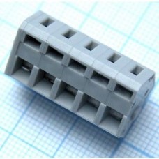 DG245-5.0-05P-11-00AH, Нажимной безвинтовой клеммный блок на 5 контактов. Зажим типа зажимная клеть. Серия DG245-5.0