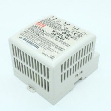 DR-4524, Преобразователь AC-DC на DIN-рейку  45Вт, выход 24В/2A, рег. вых=±10%Uном, вход 85…264V AC, 47…63Гц /120…370В DC, изоляция 3000В AC, в кожухе  78х93х56мм, -10…+50°С