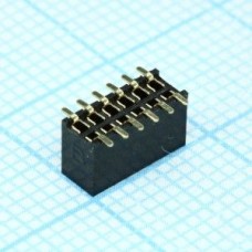 DS1065-05-2X6S8BSXB, Гнездо на плату 1.27мм SMD