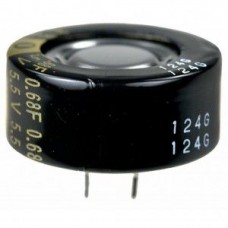 EECRF0H684, Ионистор 0.68F 5.5V -20% to 80% радиальные выводы 5mm 2000h 85C