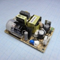 EPS-25-15, AC-DC, 25Вт, вход 85…264V AC, 47…63Гц /120…370В DC, выход 15В/1.7A, рег. вых 13.5…16.5В, изоляция 3000В AC, открытая плата 76.2х50.8х24мм, -30…+70°С