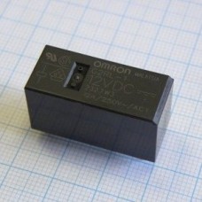 G2RL-1-12DC, Реле силовое, 1C, SPDT, 12 VDC/24 VDC, 12A/250VAC